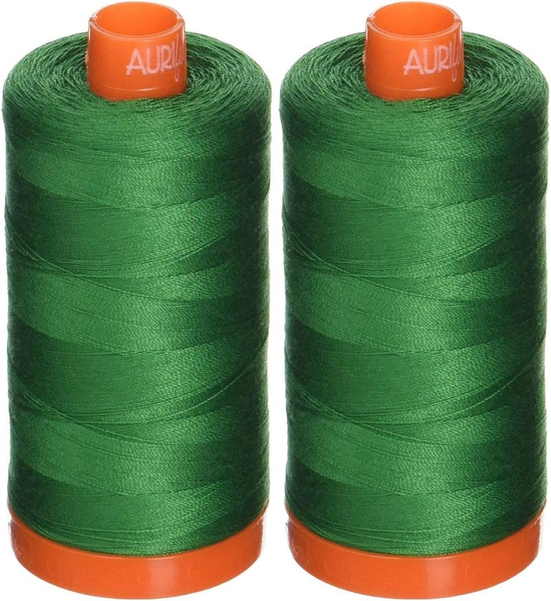2-PACK - Mako Cotton 50wt Thread Solid Green 1422 Yard each