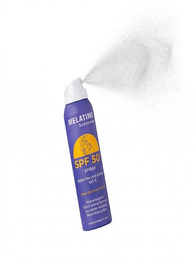 MELATIME Sunscreen Spray SPF 50+ - 150ML - Image 3