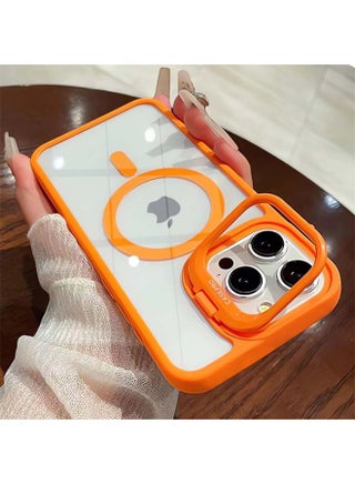 Suitable For Apple 15promax Magnetic Transparent Mobile Phone Case Iphone14 Hidden Lens Bracket 13 All-inclusive 12 Sets-Color:Orange-Applicable Model:iPhone 14 Plus - pzsku/ZE8512BE1245C325F53C1Z/45/_/1742367101/e1b1581e-a6a2-4b64-9bb7-7ece3c01dfdb