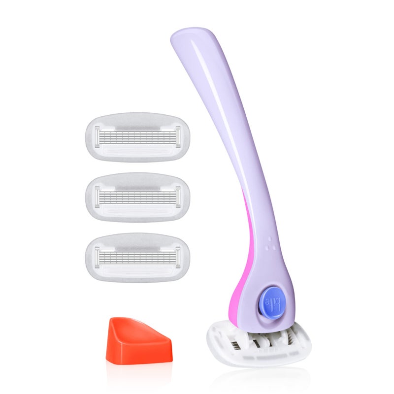 Billie Razors for Women Shave Kit â€“ Womenâ€™s Razor + 4 x 5-Blade Razor Refills + Magnetic Holder â€“ DreamPop - Image 1
