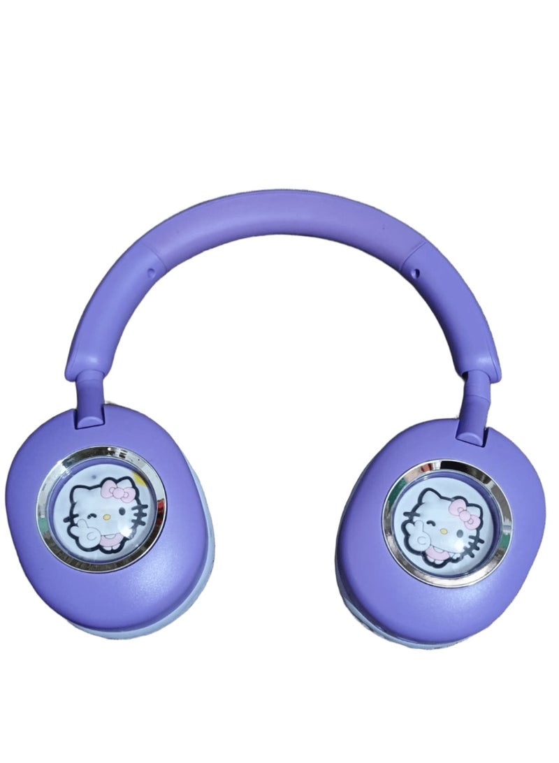 كيتي سماعة رأس لاسلكية M32 بتصميم كرتوني لطيف – صوت ستيريو 6D – بلوتوث – ميكروفون مدمج – ألوان جذابة - Image 2