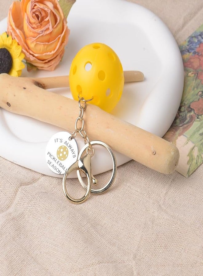 Sdopbinbin Pickleball Keychain Gifts for Best Friend Friends Pickleball Gifts for Adults Men Women Pickleball Accessories for Bags Handbag Pickleball Charms for Boys Girls Pickleball Players Lovers - Image 3