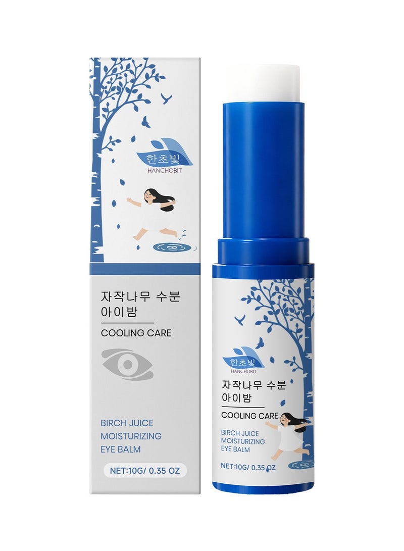 HANCHOBIT Birch Sap Eye Moisturizing Stick – Cooling Hydration Eye Balm for Smooth Under-Eyes Skin | Birch Juice Moisturizing Eyes Cream u0026 Under Eye Moisturizer for Easy, Precise Daily Care - Image 1