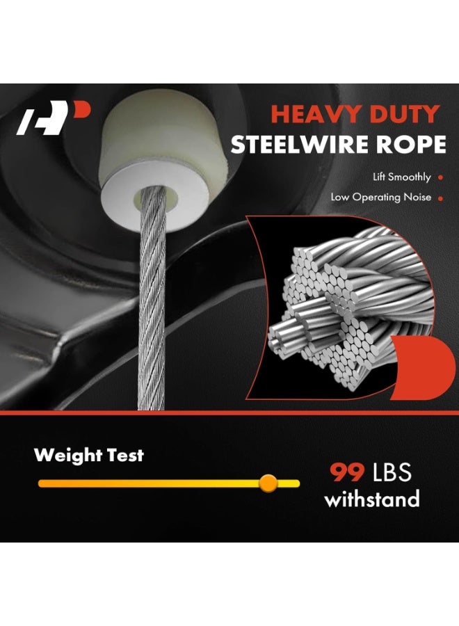 A-Premium Spare Tire Hoist Spare Tire Winch Carrier Compatible with Chevy Silverado 1500 99-18, 2500 3500 Suburban Tahoe & GMC Sierra 1500 99-18, 2500 3500 Yukon, Replace# 20870067, 15866164, 924-510 - Image 5
