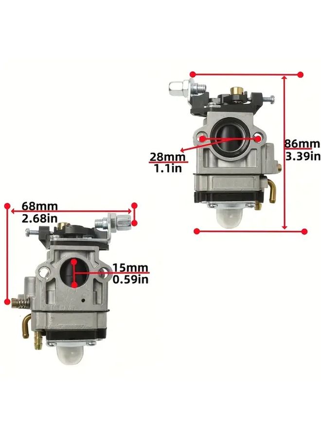 L2 001 Model High Performance Small Engine Fuel Injection System Aluminum Alloy For CG430 CG520 40 5 44 5 43cc 49cc 50cc 52cc - Image 2