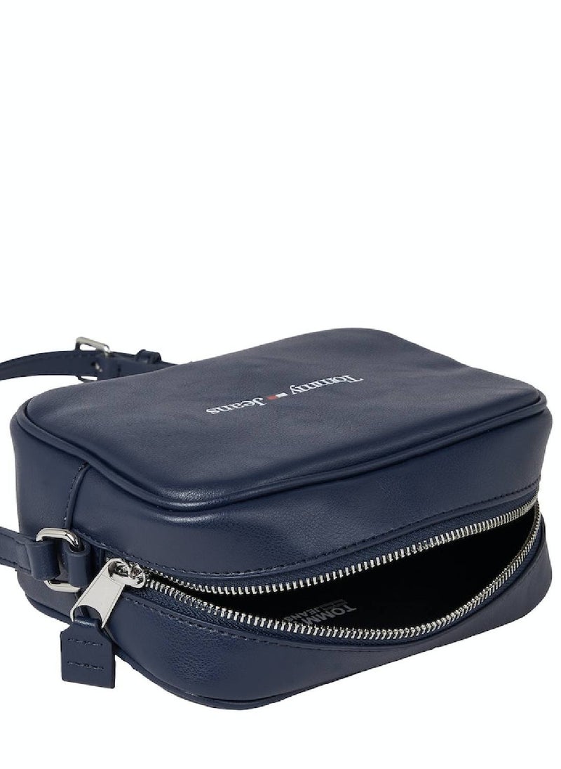 TOMMY HILFIGER - Women's Crossover Camera Handbag -  Polyurethane, Navy - Image 1