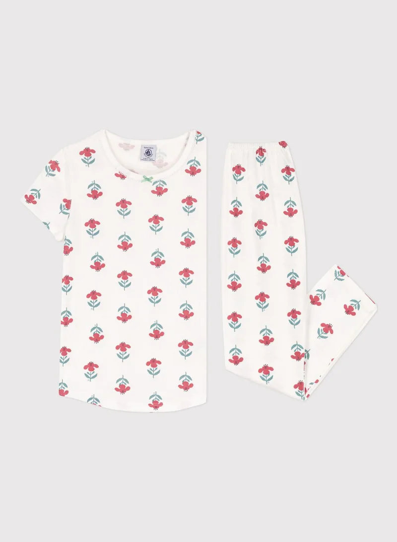 Petit Bateau Kids Printed Pyjama Set