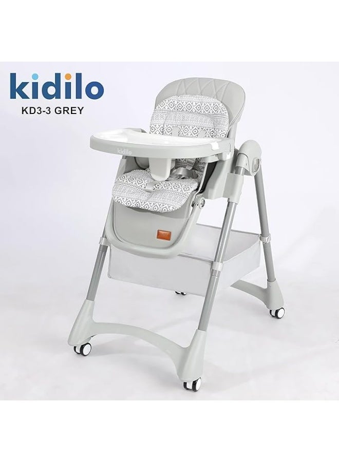 Kidilo Comfortable & Safe Baby High Chair with Multi-Functional Design - Image 2