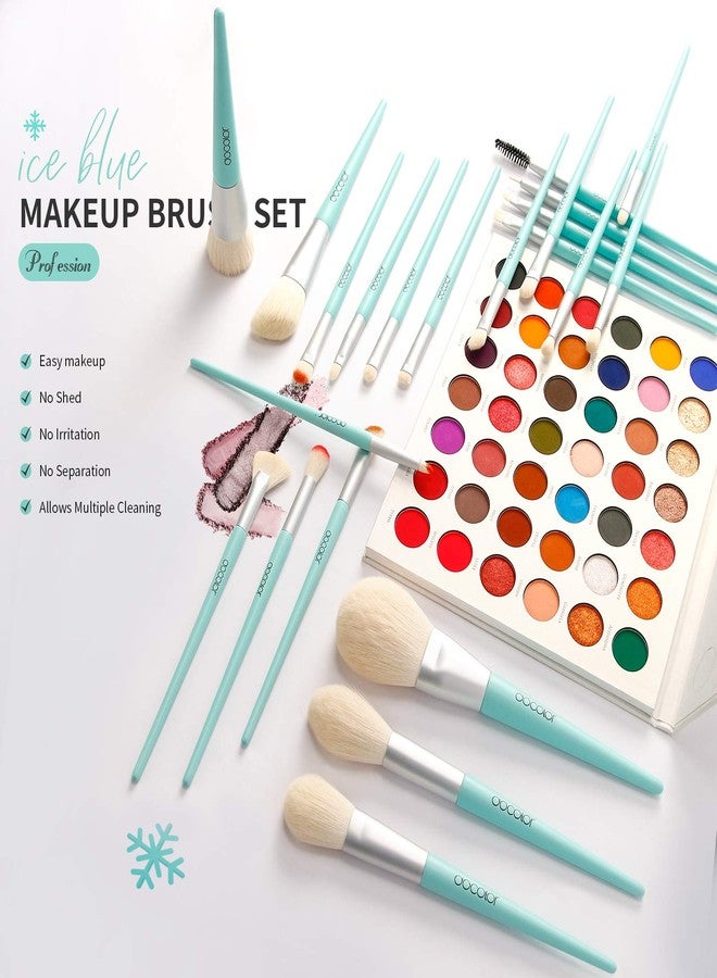 Docolor Makeup Brushes 22 Piece Professional Makeup Brush set Christmas Gift Cosmetic Kabuki Foundation Blending Face Powder Blush Contour Eyeshadow Natural-Synthetic Hair Travel Make Up Brushes set - Image 5