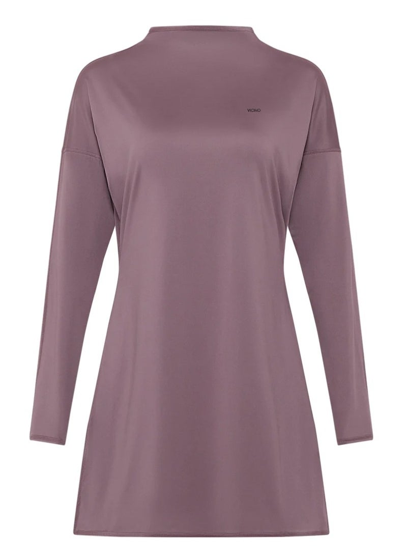 Vicino - Vicino Women's Sports Set - Relaxed Fit Midi Top with Long Pants Ideal for Workouts - Image 1