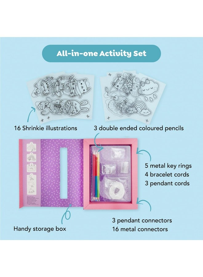 Tiger Tribe: Shrinkies - Sweet Treats - Color & Bake to Create Charms for Jewelry & Keychains, Craft Kit, Kids Ages 5+, Adult Supervision - Image 2