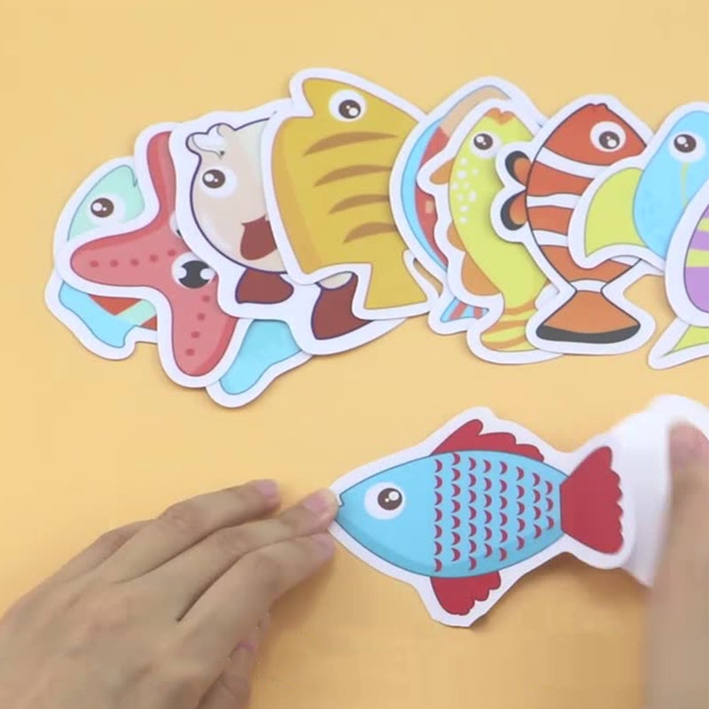 Waterproof Stickers for Childrens Bathing Cartoon Shower Sticker PVC 11x8cm Prevent Falls 10Pcs - Image 5