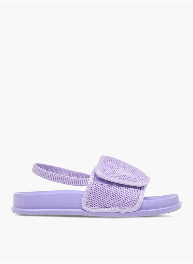 Kappa Girls Textured Slides With Elastic Strap  - Image 1