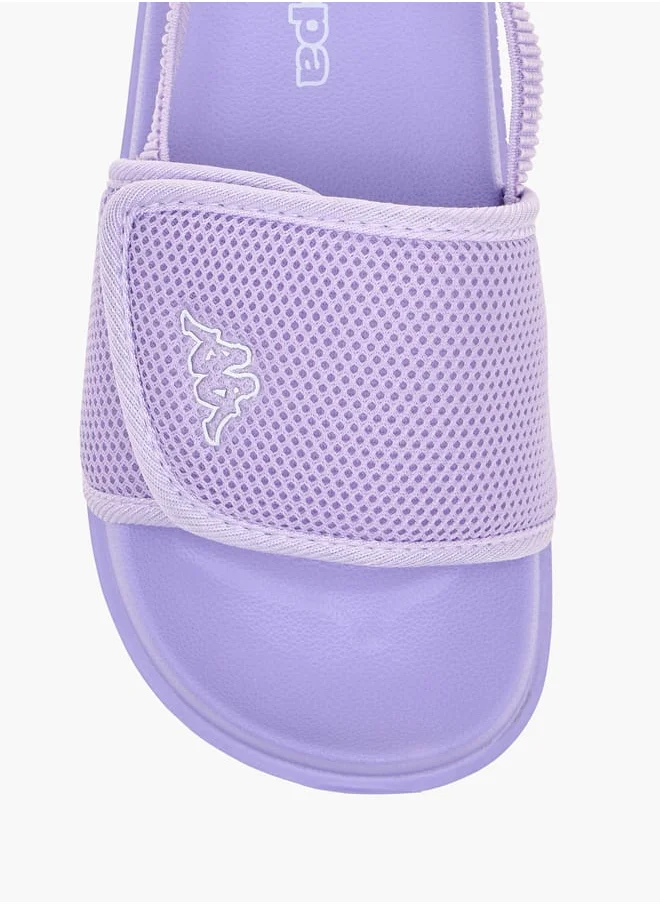 كابا Girls Textured Slides With Elastic Strap