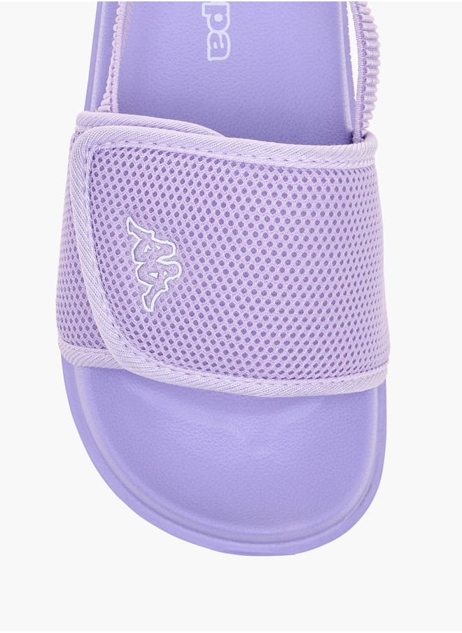 Kappa Girls Textured Slides With Elastic Strap  - Image 3
