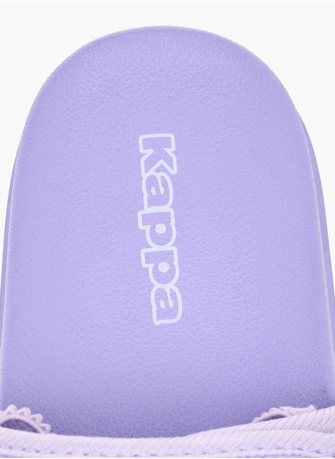 كابا Girls Textured Slides With Elastic Strap