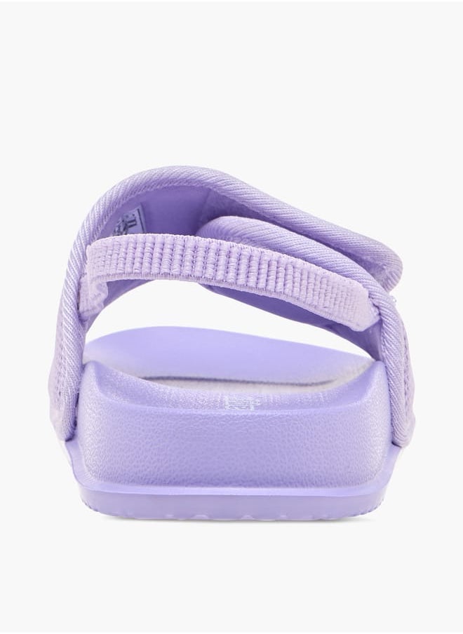 Kappa Girls Textured Slides With Elastic Strap  - Image 4