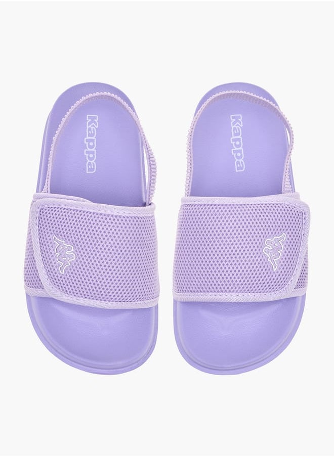 Kappa Girls Textured Slides With Elastic Strap  - Image 2