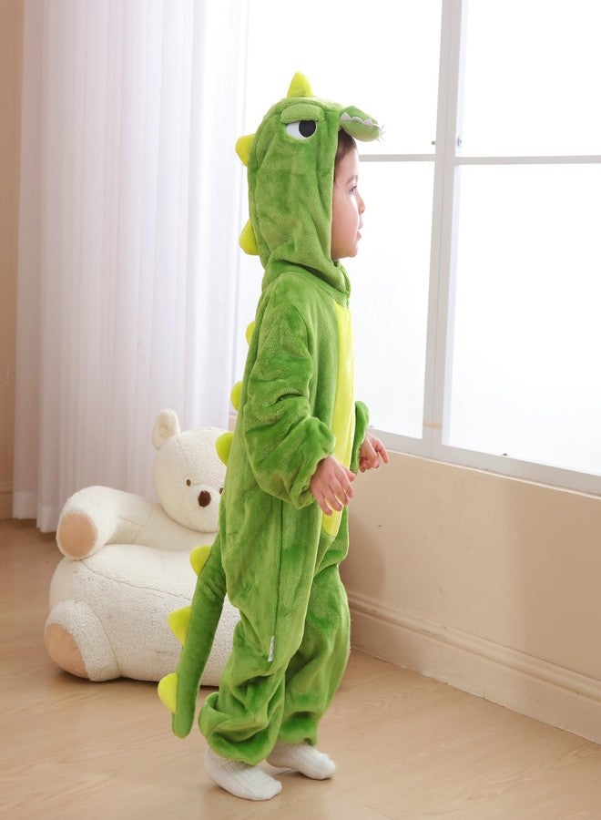 CuteOn Toddler Halloween Costume Onesie Cosplay Romper Christmas Infants Baby Costume Green Dinosaurs 12-18 Months - Image 3