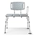 Medline Bariactric Tub Transfer Bench with AntiSlip Suction Feet Lightweight for Easy Movement for Use as a Shower Bench or Bath Seat 500lb Weight Capacity - Image 1