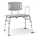 Medline Bariactric Tub Transfer Bench with AntiSlip Suction Feet Lightweight for Easy Movement for Use as a Shower Bench or Bath Seat 500lb Weight Capacity - Image 4