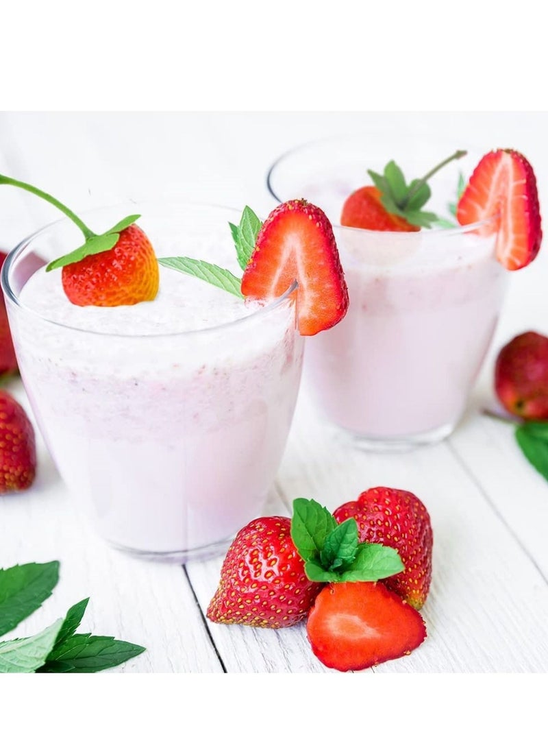 Captaintech 32Pcs Artificial Strawberries Fake Fruit Fake Strawberries Fake Cherries,Simulation Fake Strawberry Realistic Plastic Fruit Artificial Fake Cherries Strawberry Decor for Wedding,Photography Prop - Image 4