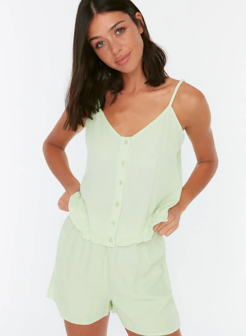 trendyol Strappy Top & Shorts Set