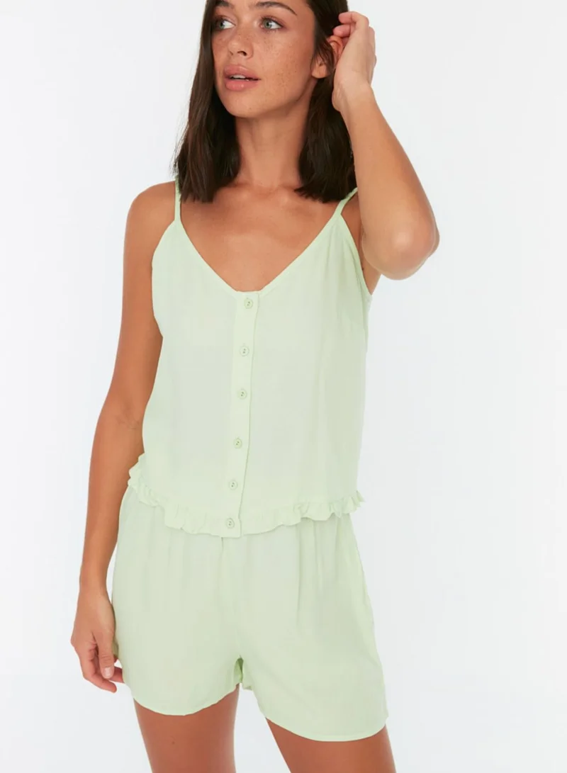 trendyol Strappy Top & Shorts Set