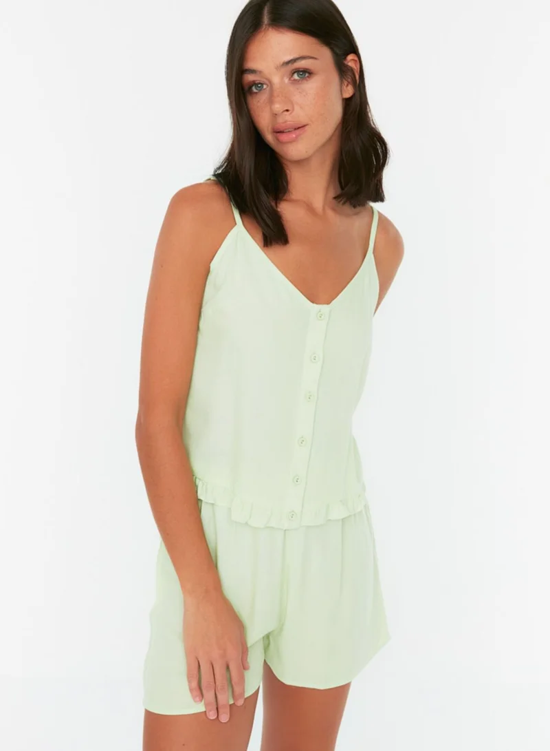 trendyol Strappy Top & Shorts Set