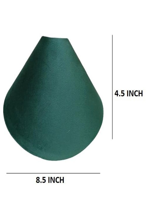 morel Necklace Display Stand, Jewellery Display Stand, Jewelery Organiser, Jewellery Mannequin, Dummy Velvet Finish Necklace Display Stand (FOLDING CAP - BROWN 2- BLACK 2- GREEN 2) - Image 4