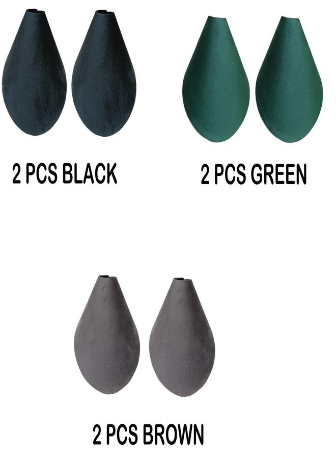 morel Necklace Display Stand, Jewellery Display Stand, Jewelery Organiser, Jewellery Mannequin, Dummy Velvet Finish Necklace Display Stand (FOLDING CAP - BROWN 2- BLACK 2- GREEN 2) - Image 2