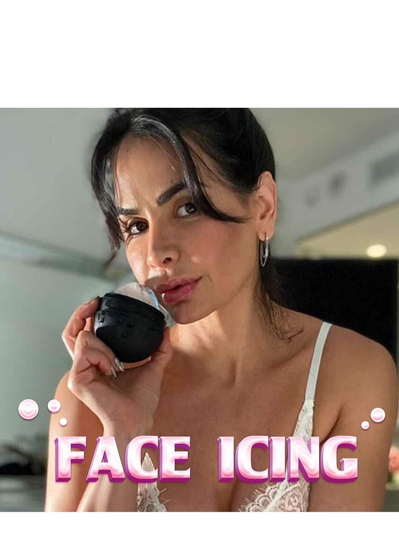 SYOSI Ice Ball Molds, Large Round Sphere Ice Molds, Silicone Sphere Ice cube Molds with Built-in Funnel-Makes Large Ice Cube Soda, Everyday Use, Parties-Reusable, BPA Free - Image 4