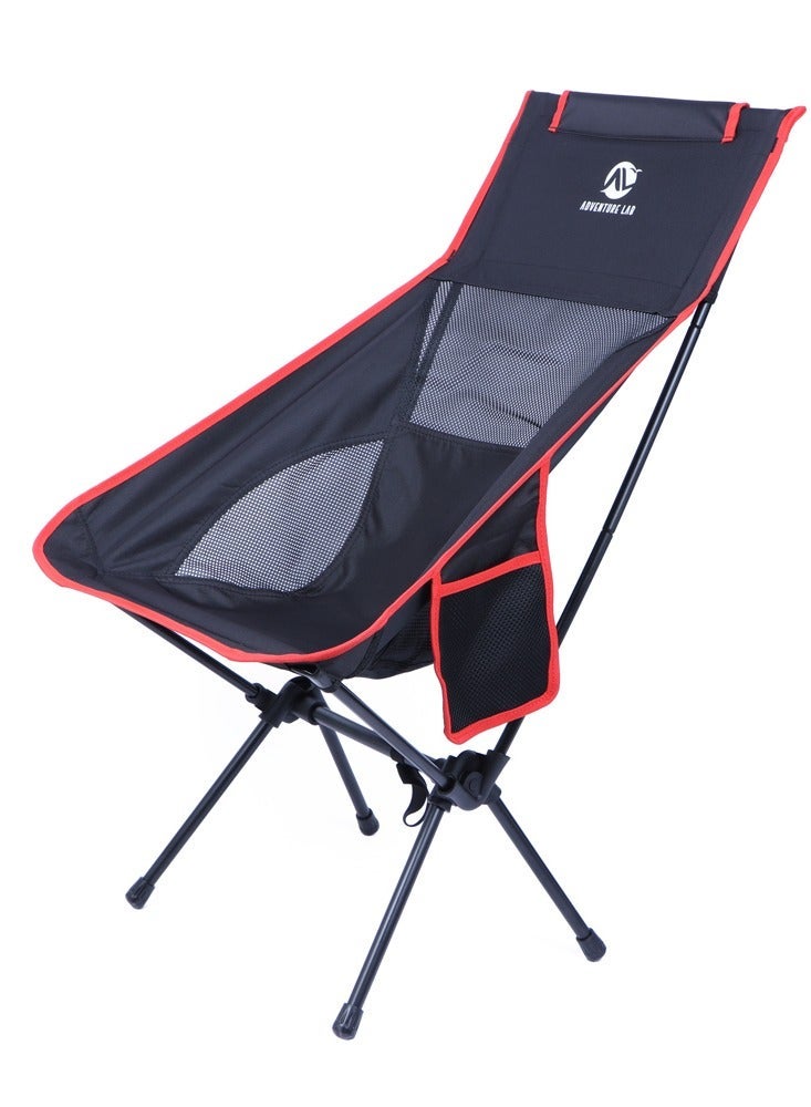 Adventure Lab Lightweight High Back Folding Camping Chair – Portable Foldable Outdoor Chair for Camping, Beach, Picnic & Garden - Image 1