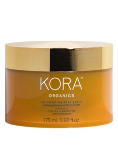 KORA Organics Invigorating Body Scrub Smooth  Exfoliate Certified Organic Cruelty Free 592 oz