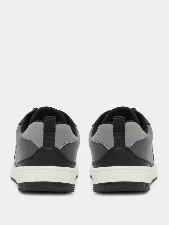 Styli Styli Color Block Low Top Lace-Up Court Sneakers