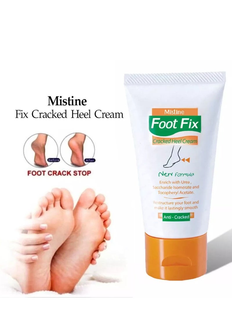 ميستين كريم فوت فيكس لعلاج تشققات الكعب علاج مرطب للأقدام الجافة والخشنة، كريم مضاد للفطريات للقدم مع مبرد مرفق  60 غرام - Image 2