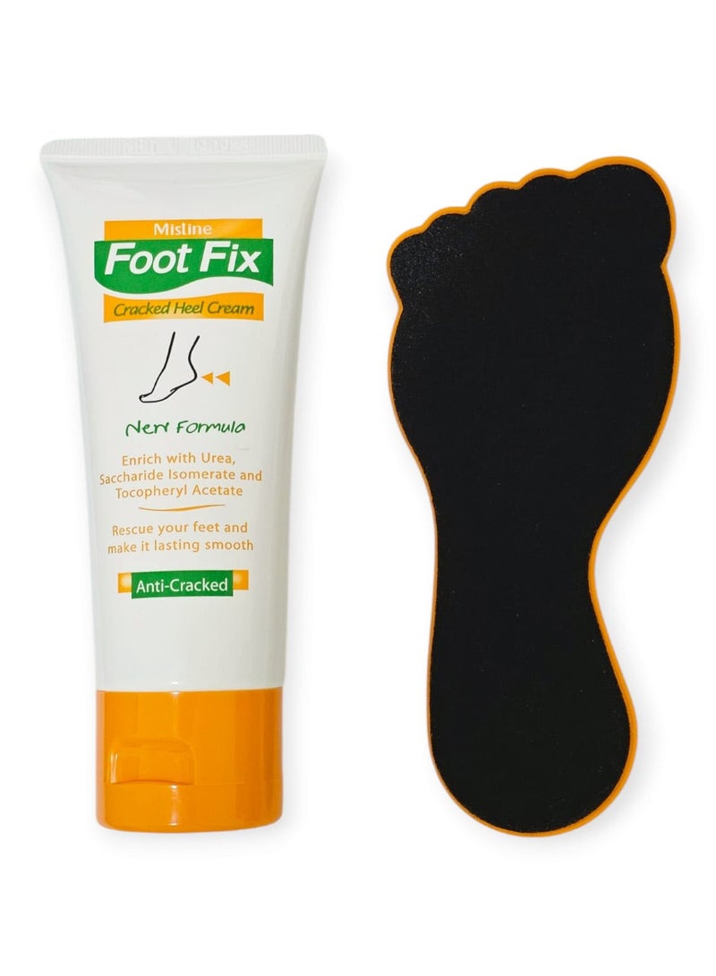ميستين كريم فوت فيكس لعلاج تشققات الكعب علاج مرطب للأقدام الجافة والخشنة، كريم مضاد للفطريات للقدم مع مبرد مرفق  60 غرام - Image 4