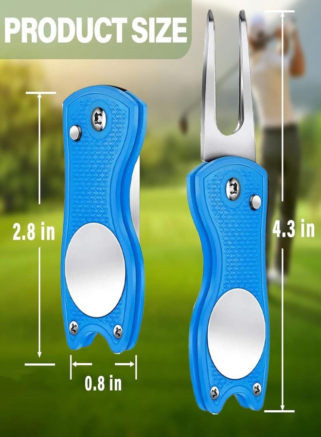 TZWXHDM Golf Divot Repair Tool, All Metal Foldable Divot Tool with Pop-up Button & Magnetic Ball Marker, Mini Divot Repair Tool, Best Choice for Professional Golfers - Image 5