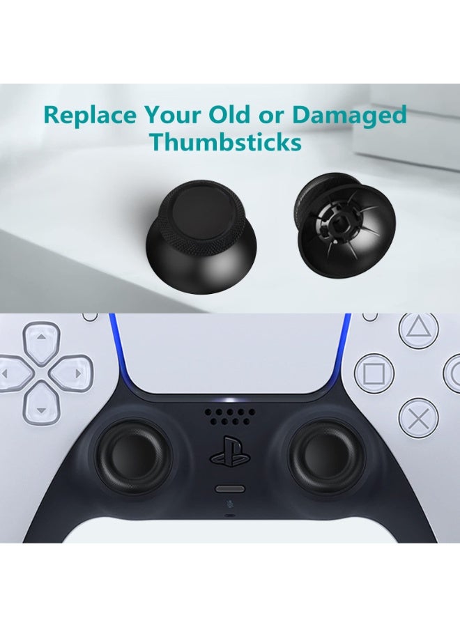 Bukela Joysticks Replacement for PS5 Controller, 3D Joystick Module Parts Compatible with Playstation 5 DualSense 51 PCS Controller parts 4 Joystick, Thumbstick, 10 Protective Ring and More,blue - Image 4