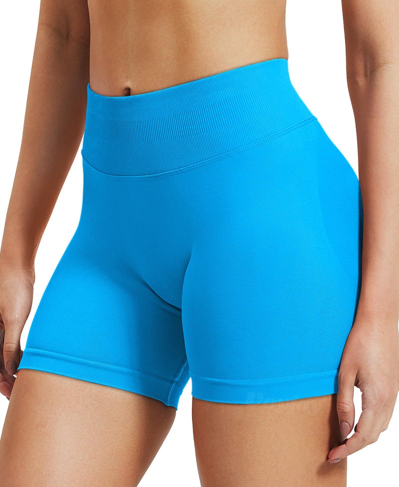 VOYJOY Women Workout Impact Shorts 2.5"/ 3.6"/ 4.5"/ 6" Scrunch Butt Lifting Gym Seamless Booty Biker Shorts - Image 3