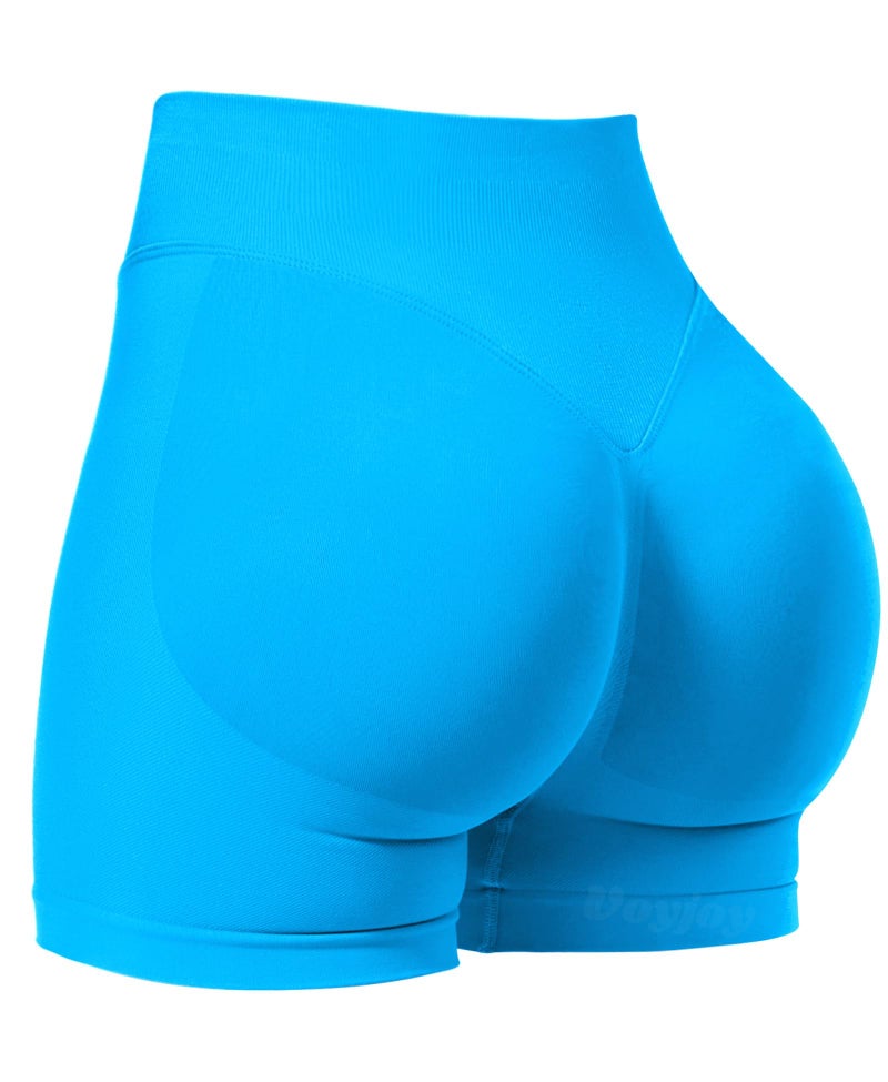 VOYJOY Women Workout Impact Shorts 2.5"/ 3.6"/ 4.5"/ 6" Scrunch Butt Lifting Gym Seamless Booty Biker Shorts - Image 1