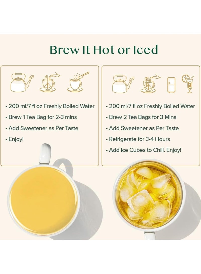 Vahdam Green Tea From Himalayas 15 Teabags (30g) - Image 5