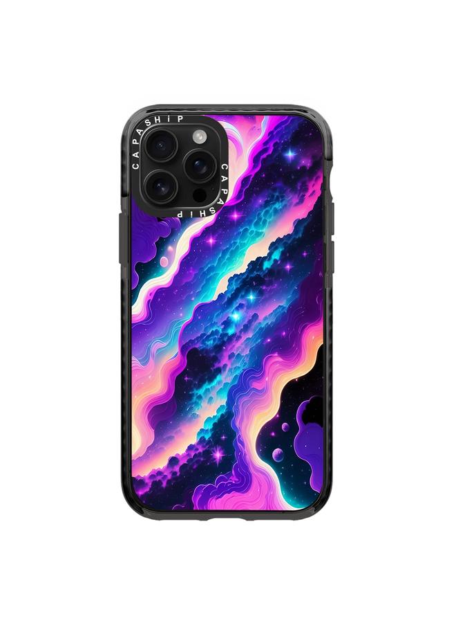 اس-توب جراب لهاتف iPhone 15 Pro بنمط توضيحي بسيط وغطاء كامل للهاتف - Image 1