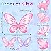 Sumind 2 Pcs Butterfly Fairy Wings Butterfly Wing Dress up Halloween Party Costume Accessory Angel Costume for KidsLight Purple Pink - Image 4