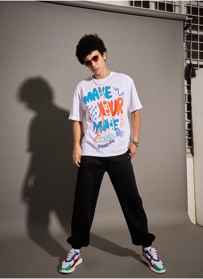 Mascln Sassafras - Make Your Move Graphic Oversized T-Shirt by Styli - Image 1