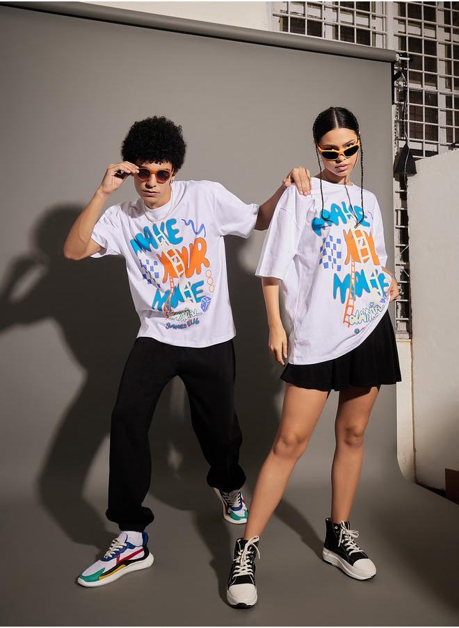 Mascln Sassafras - Make Your Move Graphic Oversized T-Shirt by Styli - Image 1