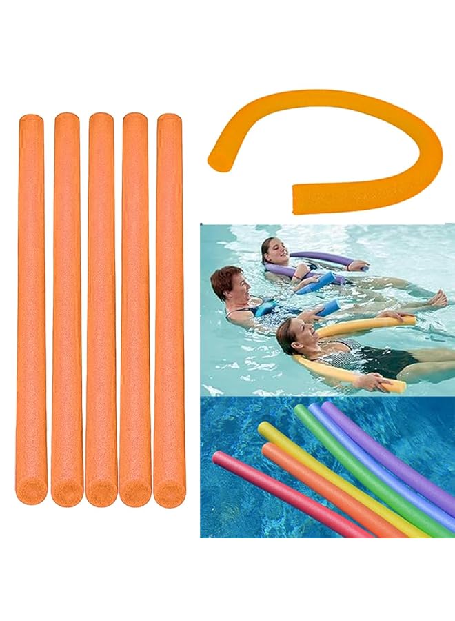 HAIZID Pack Of 6Pcs Of Swimming Noodles For Swim Support Swimming Learning Training Aid Water Floating Water Sports And Pool Fun Swimming Pool Noodle Swimming Stick Suitable For Kids And Adults - Image 1