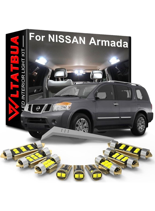 WLTATBUA LED Interior Light Kit Package Replacement for Nissan Armada 2004-2015 - Image 1