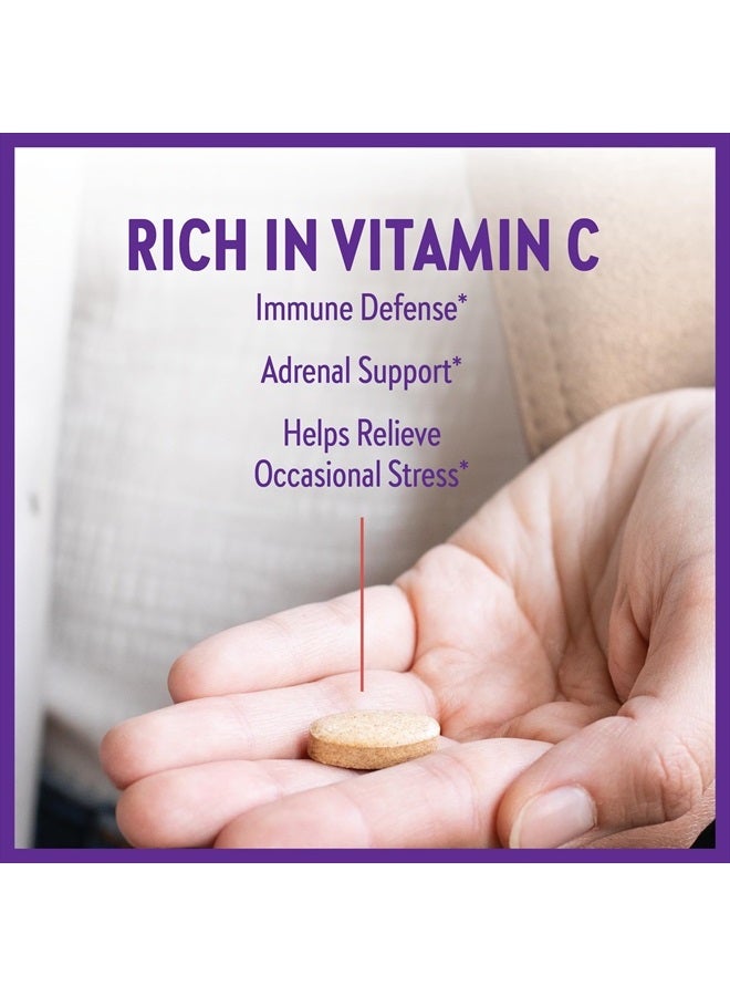 New Chapter ® Vitamin C Immune Defense Supplement + Elderberry – Excellent Source of Vitamin C, One Daily Tablet for Healthy Immune Support, Made with Organic Herbs, Non-GMO, Gluten Free, 30 ct - Image 3