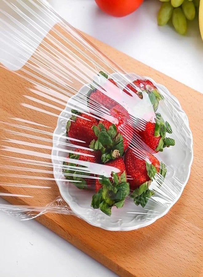 Lapeta Food Transparent Wrap for Food Wrapping 1.5kg, FoodCling roll for Kitchen, Clean wrap roll for Kitchen Food roti Super Saver Jumbo Roll for Food Pack Kitchen use (Pack of 1) - Image 5